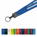 1" Cotton Lanyard w/ King Ring (1 Color)